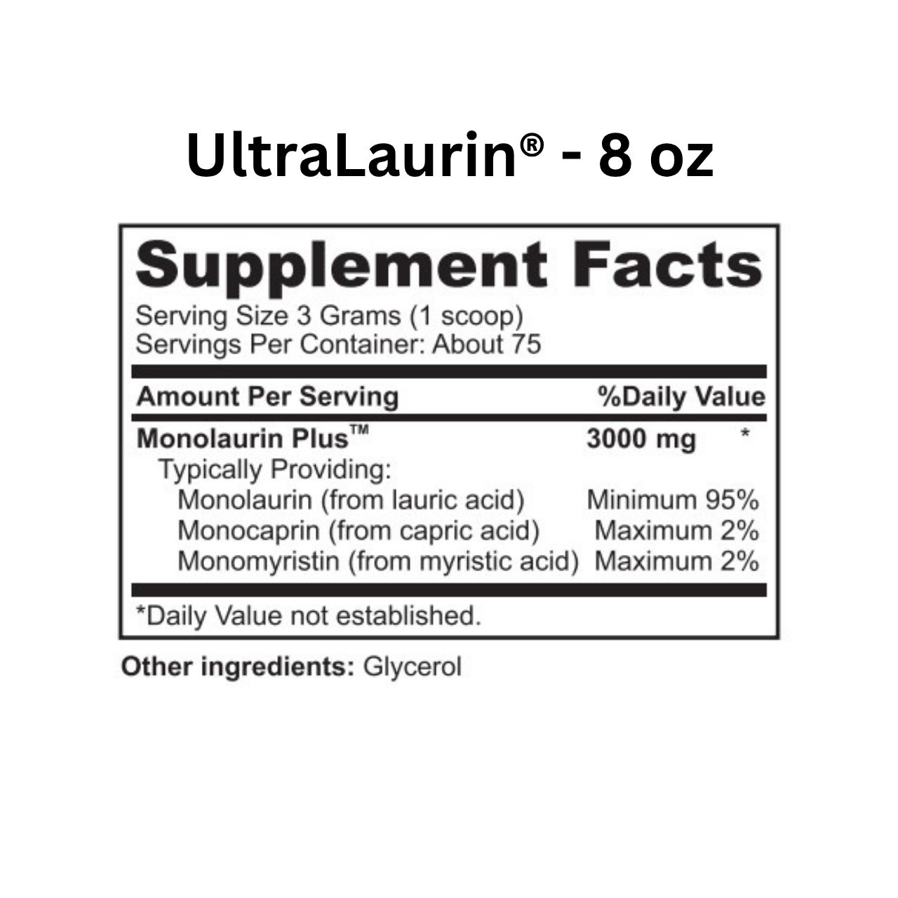 UltraLaurin® - The Ultimate Monolaurin (8oz)